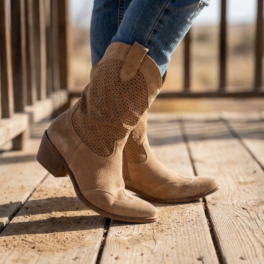 Westerlyn - Mid-Calf Western Cowboy Boot For Women