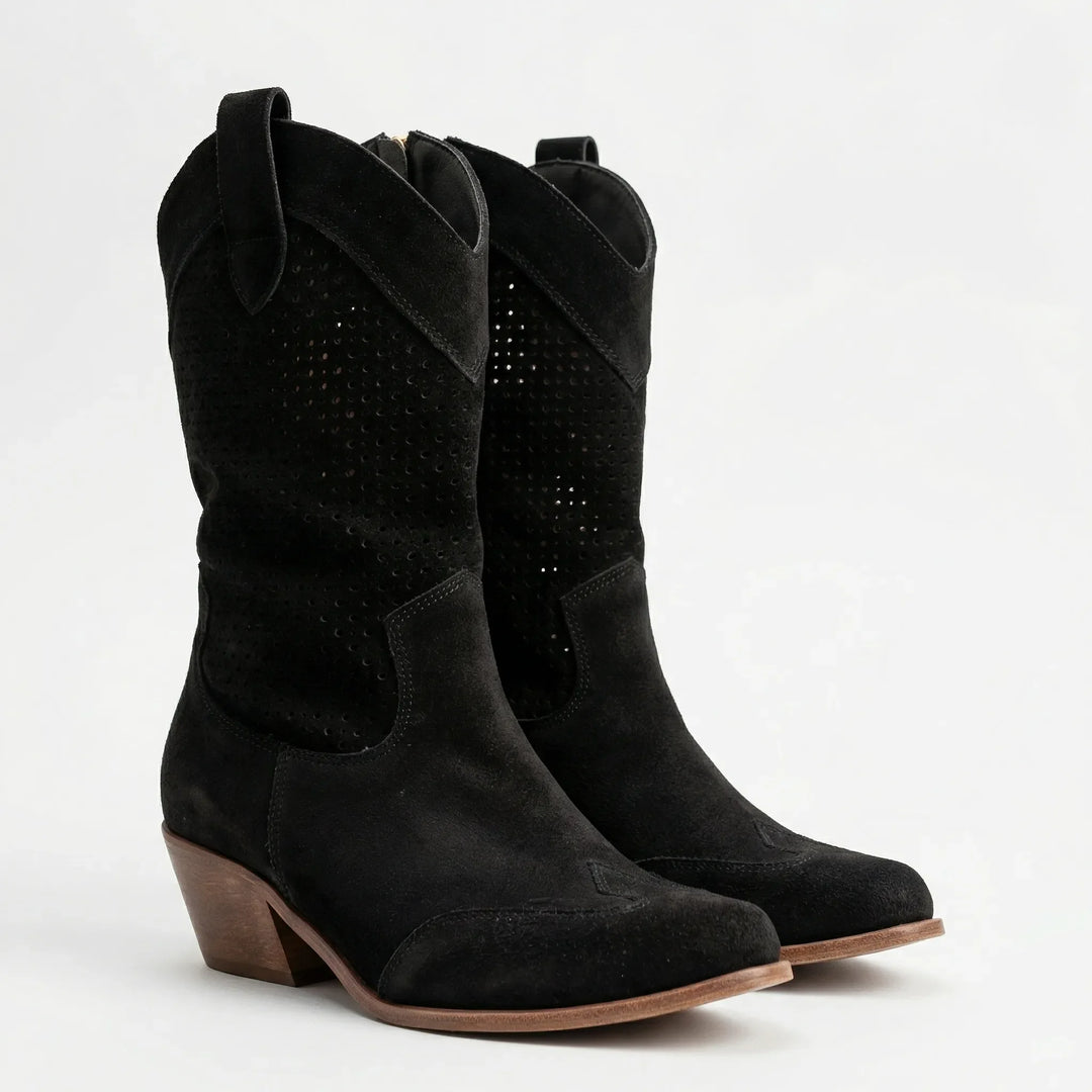 Westerlyn - Mid-Calf Western Cowboy Boot For Women
