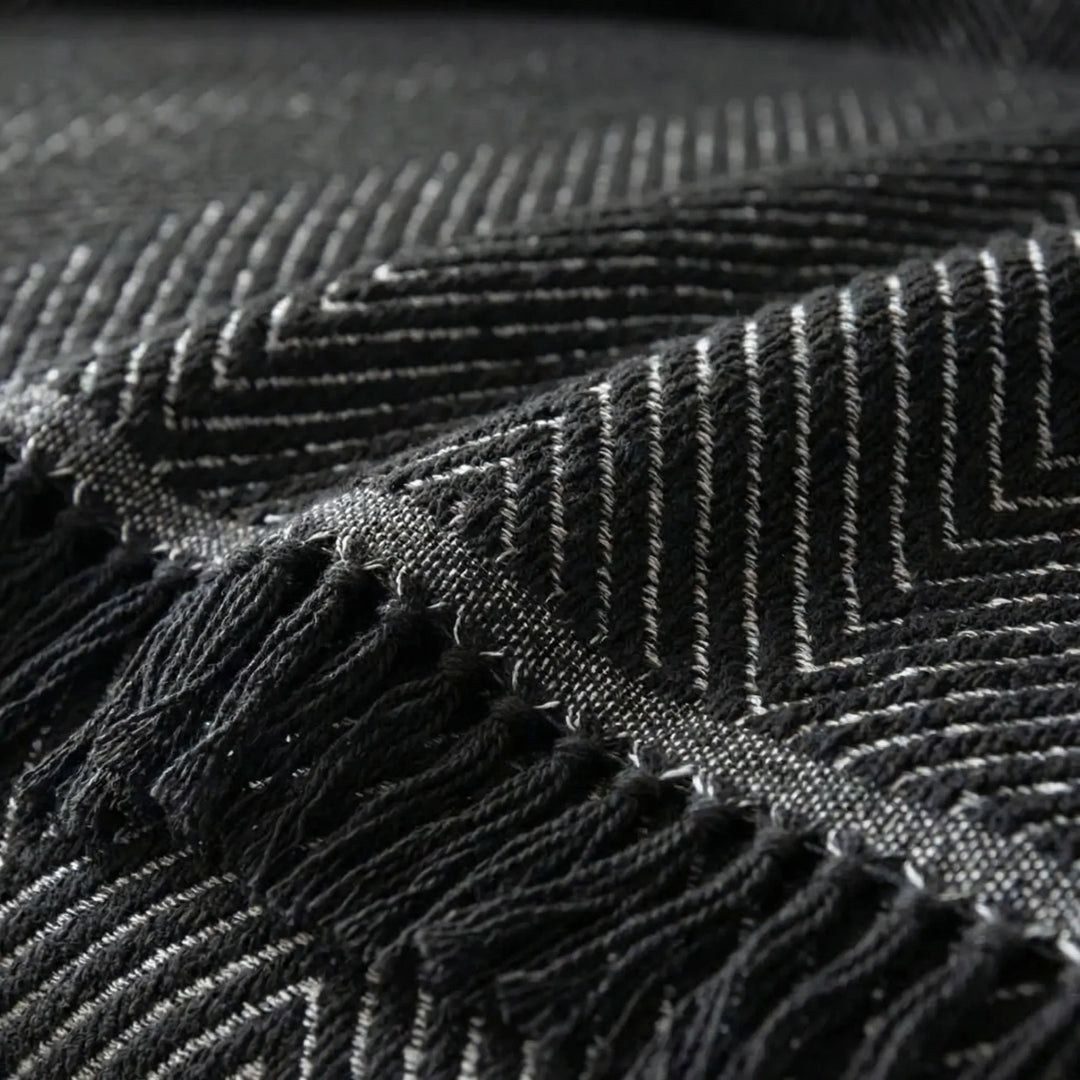Wevrona - Reversible Herringbone Sofa Throw Cover
