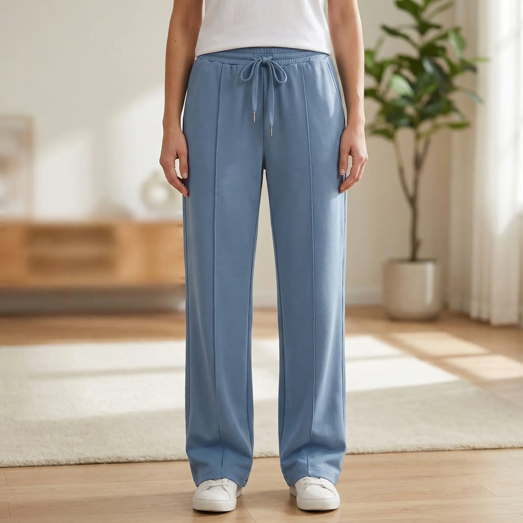 Wideflow - High-Waist Wide Leg Sweatpants