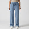 Högmidjade bredbenade sweatpants