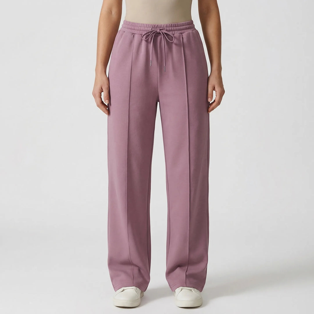 Wideflow - High-Waist Wide Leg Sweatpants