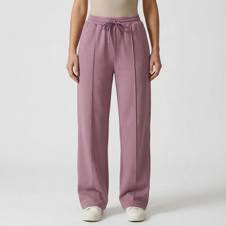 Wideflow - High-Waist Wide Leg Sweatpants