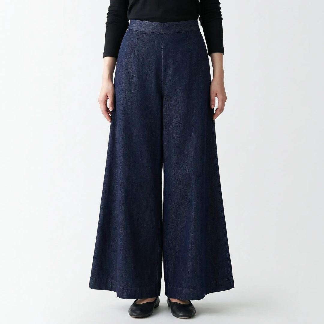 Widelle - Wide-Leg Flowy Women's Trouser