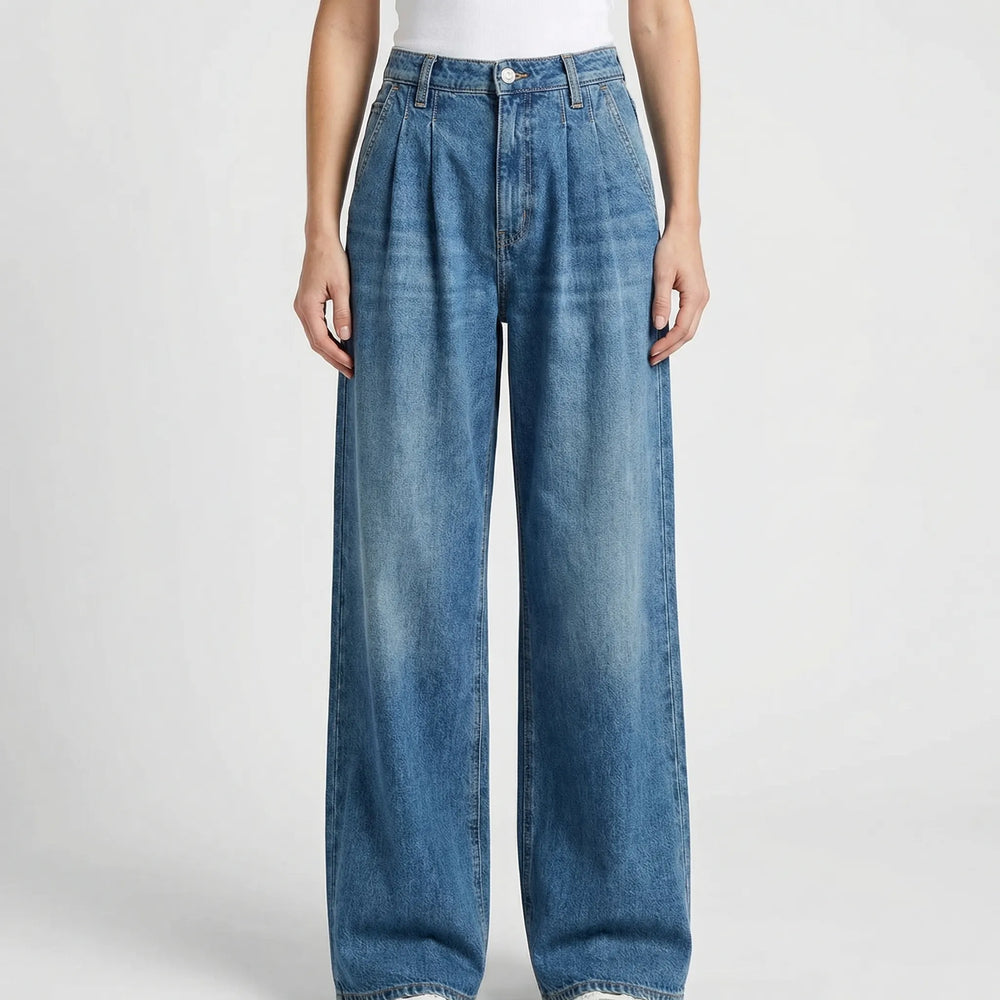 Wideova - Wide Leg High Rise Jeans
