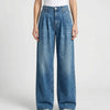 Bredbenade Hög Midja Jeans