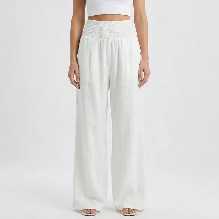 Widevelle - High-Waist Wide-Leg Palazzo Pants
