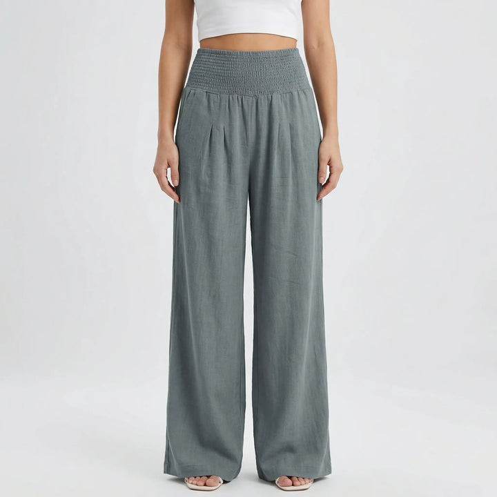 Widevelle - High-Waist Wide-Leg Palazzo Pants