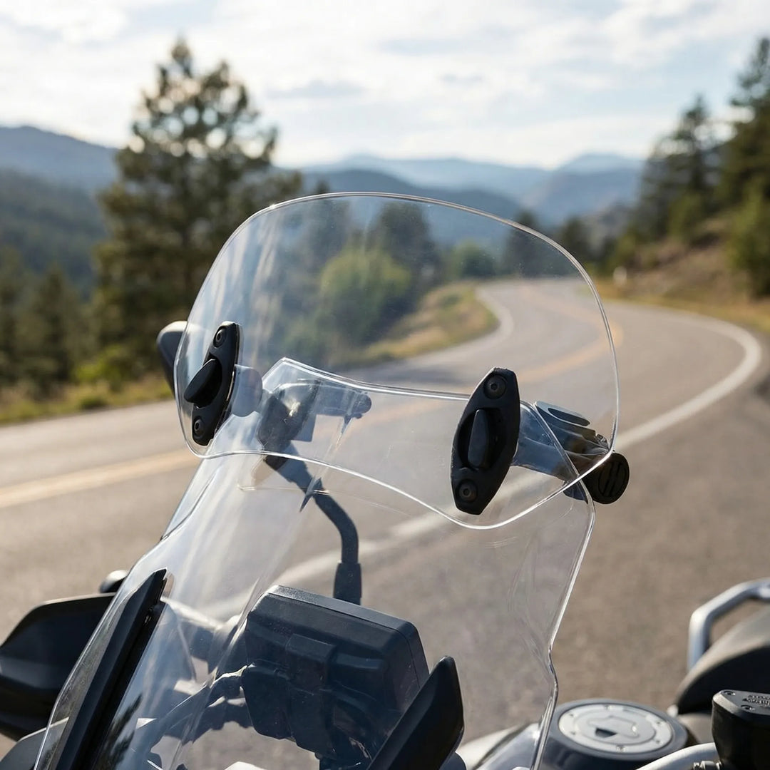 Windvexr - Adjustable Motorcycle Windshield Spoiler Extension