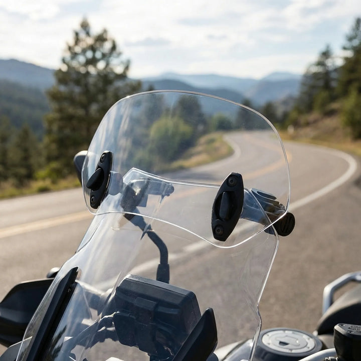 Windvexr - Adjustable Motorcycle Windshield Spoiler Extension