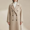 Knee-Length Button-Front Women's Coat