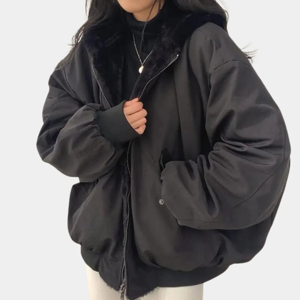 2-i-1 Vinter Hoody Jacka för Kvinnor