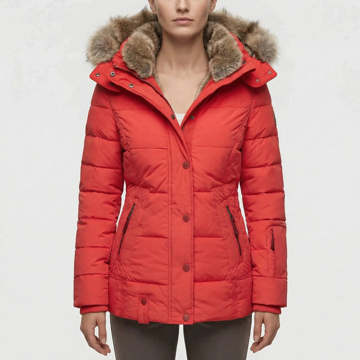 Wintrelle - Hooded Padded Women's Winter Jacket