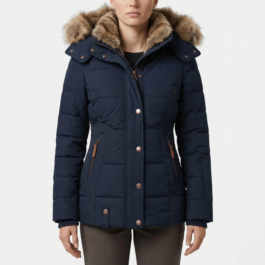 Wintrelle - Hooded Padded Women's Winter Jacket