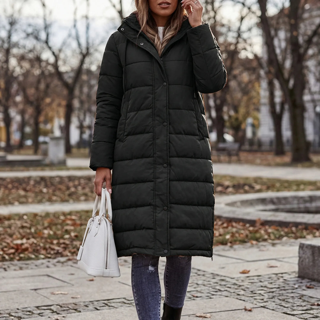 Wintrelux - Quilted Hooded Long Winter Jacket