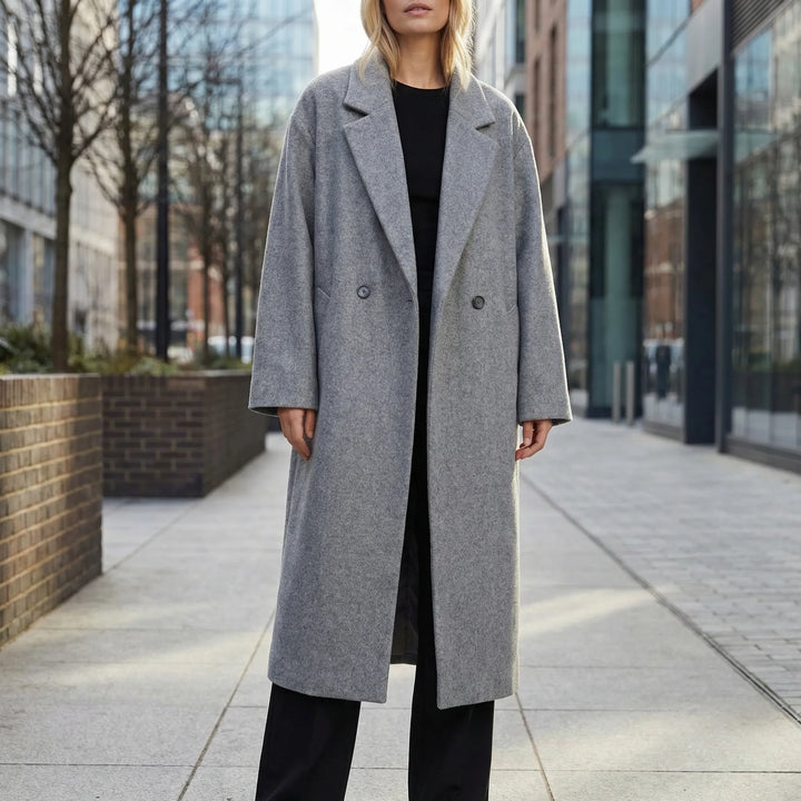 Wintrova - Long Double-Breasted Winter Coat