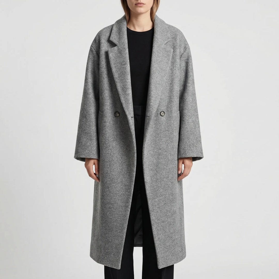 Wintrova - Long Double-Breasted Winter Coat