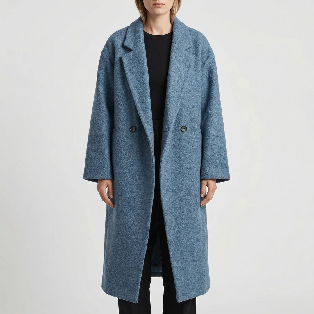 Wintrova - Long Double-Breasted Winter Coat