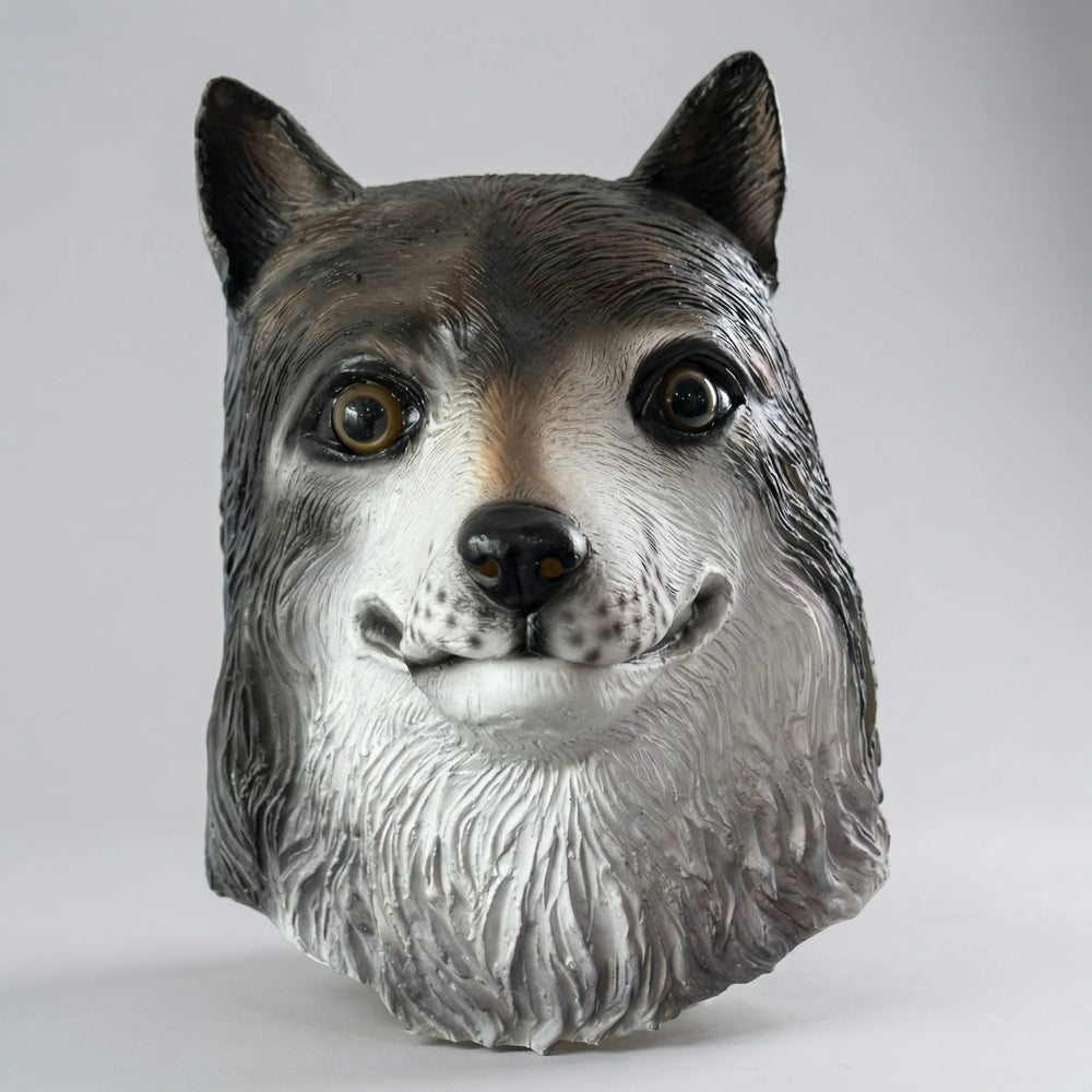 Wolfara - Realistic Full-Head Wolf Costume Mask