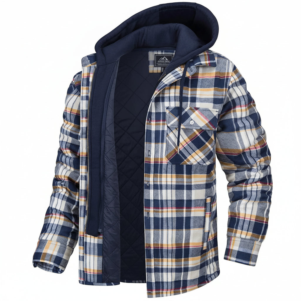 Mellan-säsong Hooded Jacka för Män