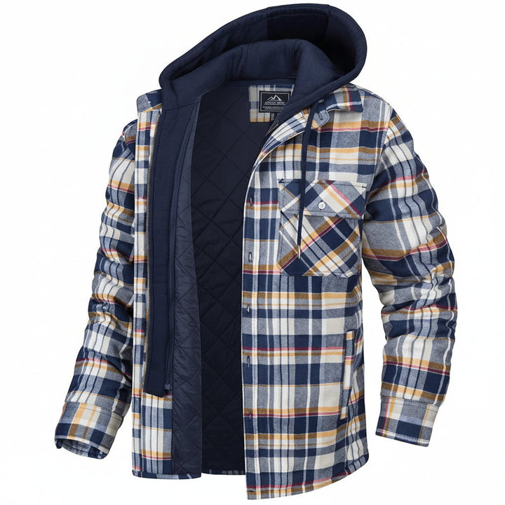 Mellan-säsong Hooded Jacka för Män