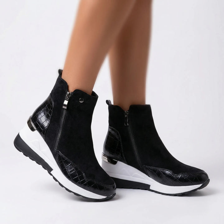 Zanella - Wedge Platform Women's Ankle Boot