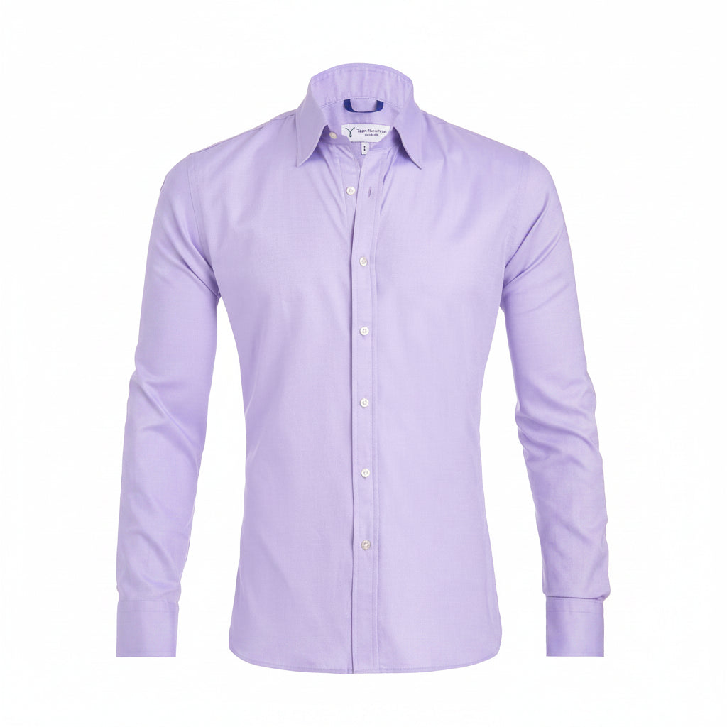 Slim Fit Långärmad för Män