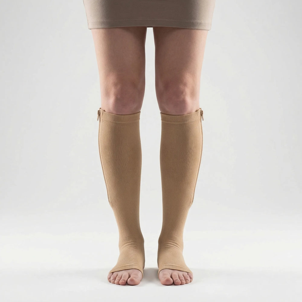 Zipplex - Graduated Compression Knee-High Stocking