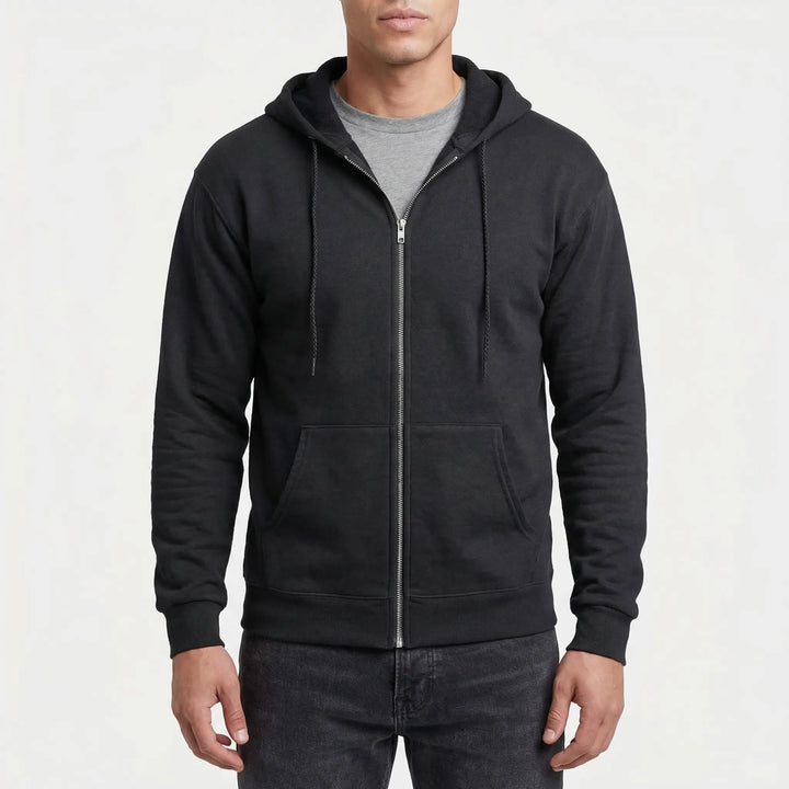 Zovlyn - Full-Zip Hooded Sweatshirt For Men