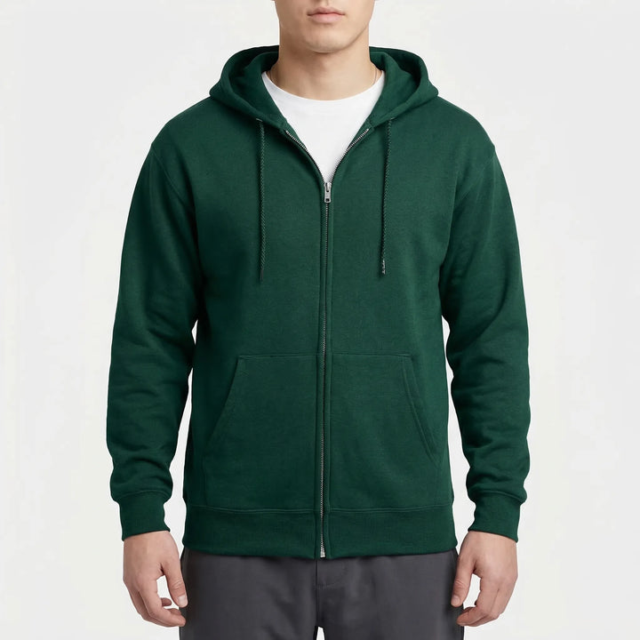 Zovlyn - Full-Zip Hooded Sweatshirt For Men