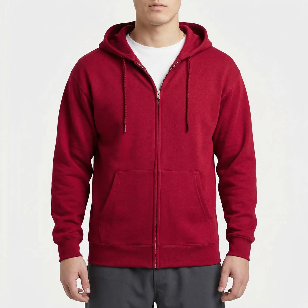 Zovlyn - Full-Zip Hooded Sweatshirt For Men