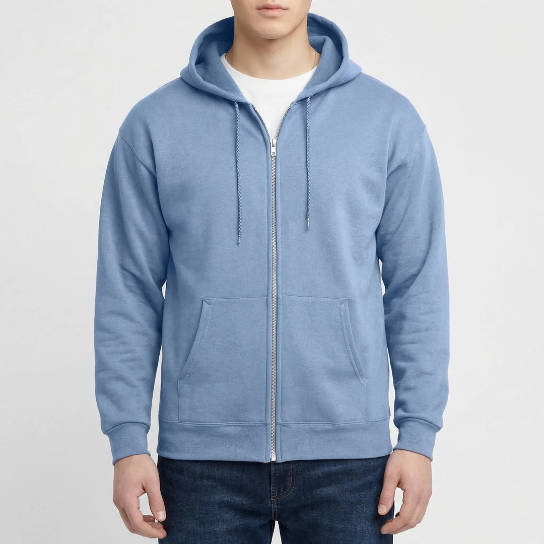 Zovlyn - Full-Zip Hooded Sweatshirt For Men