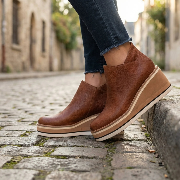 Zyndelle - Wedge Heel Women's Ankle Boot