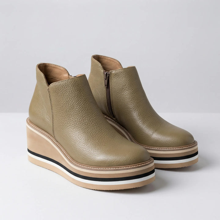 Zyndelle - Wedge Heel Women's Ankle Boot