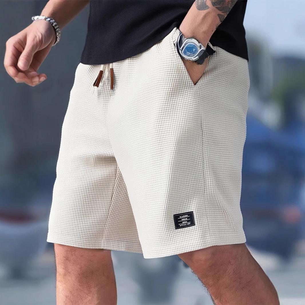 Men's Casual Drawstring Sports Shorts Lightweight Summer Straight Fit