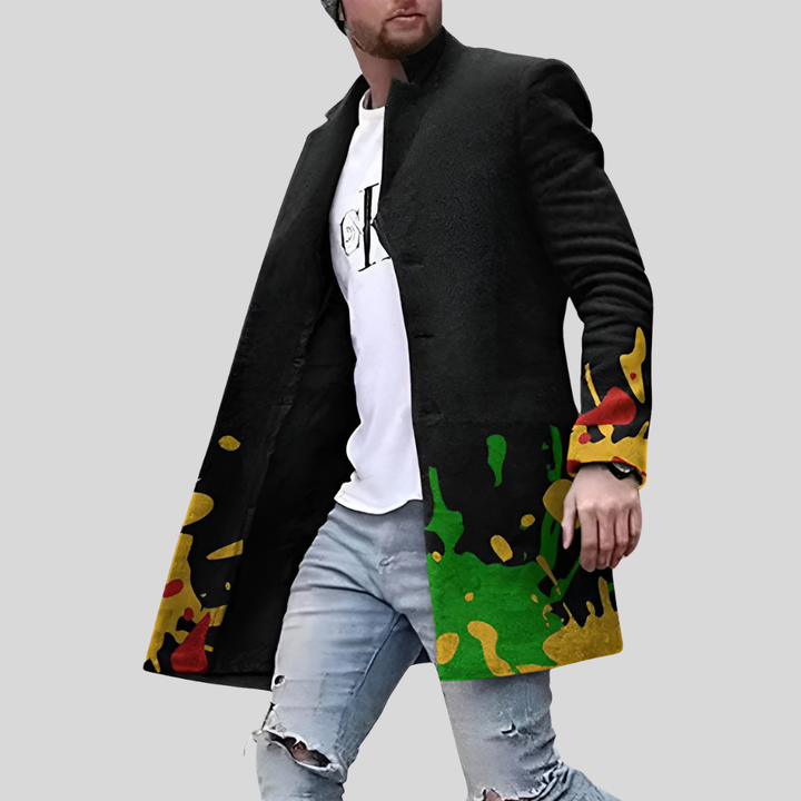 Gatu Tryck Kappa – Casual & Justerbar Mans Jacka