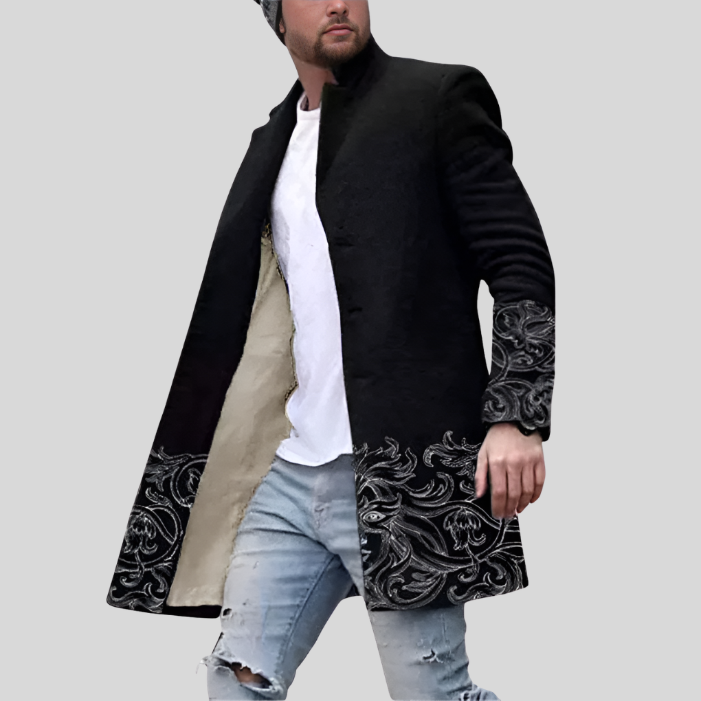Gatu Tryck Kappa – Casual & Justerbar Mans Jacka