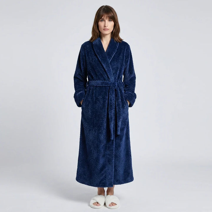 Kvinnors Plush Hooded Badrock