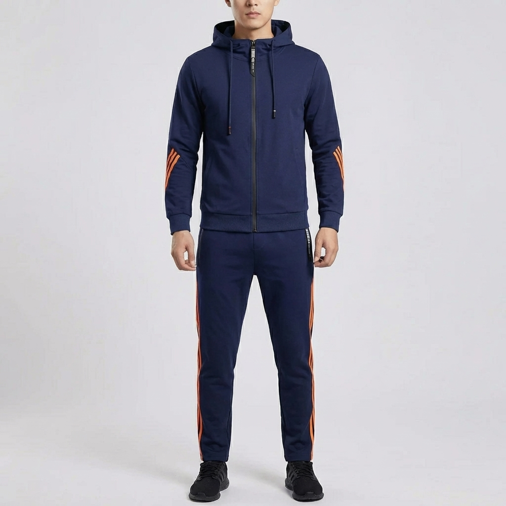 Zip-Up Hoodie Och Jogger Set