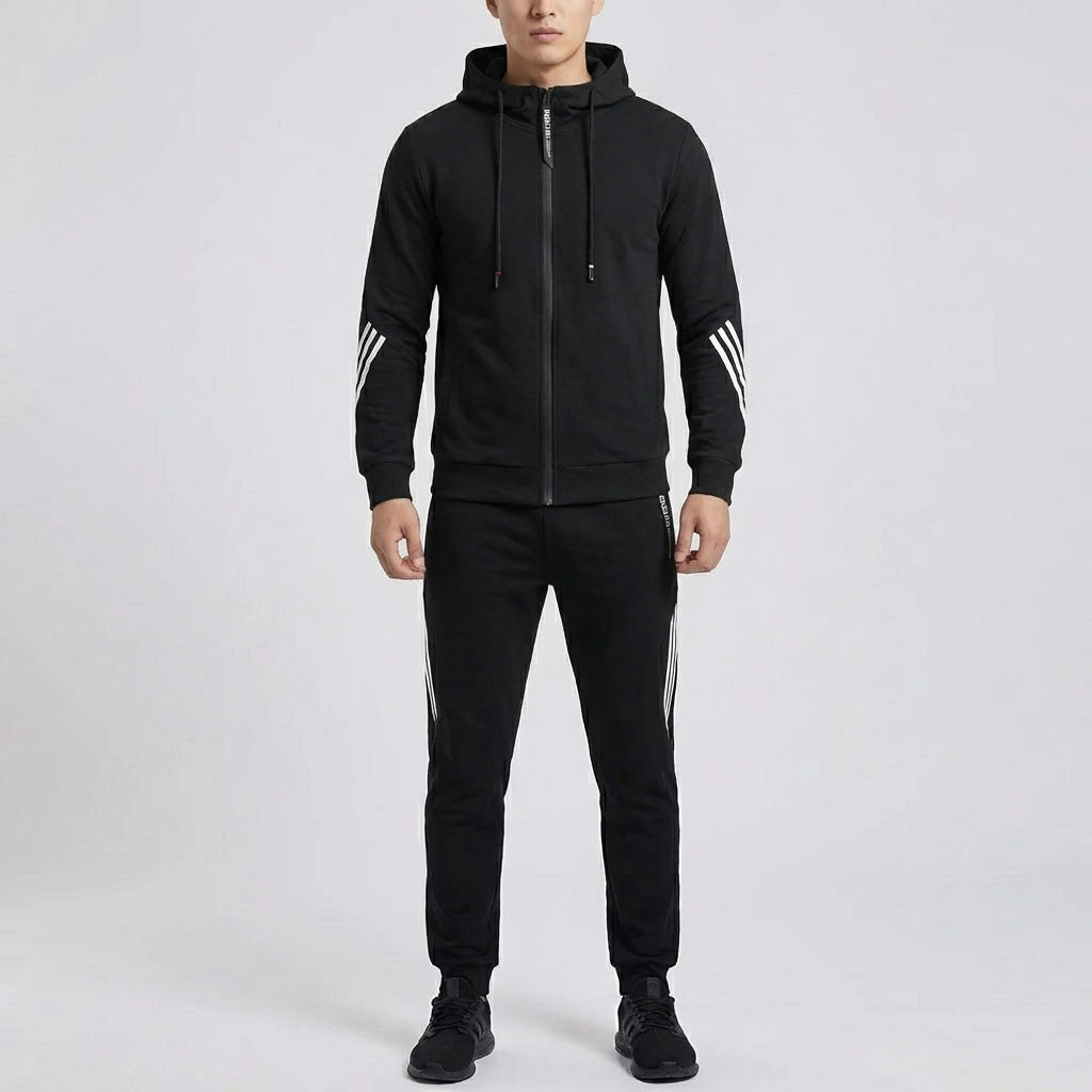 Zip-Up Hoodie Och Jogger Set