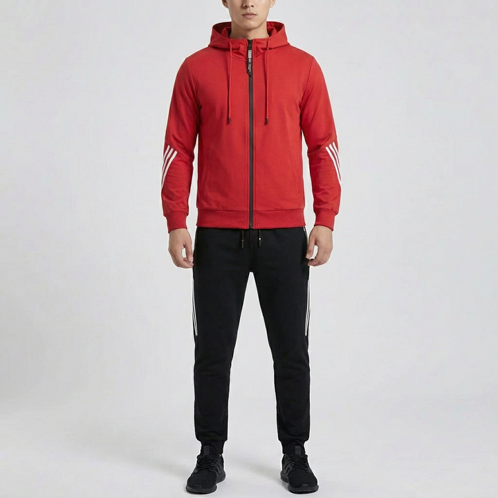 Zip-Up Hoodie Och Jogger Set