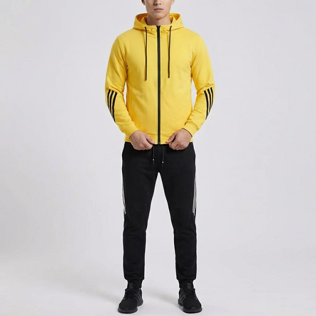 Zip-Up Hoodie Och Jogger Set