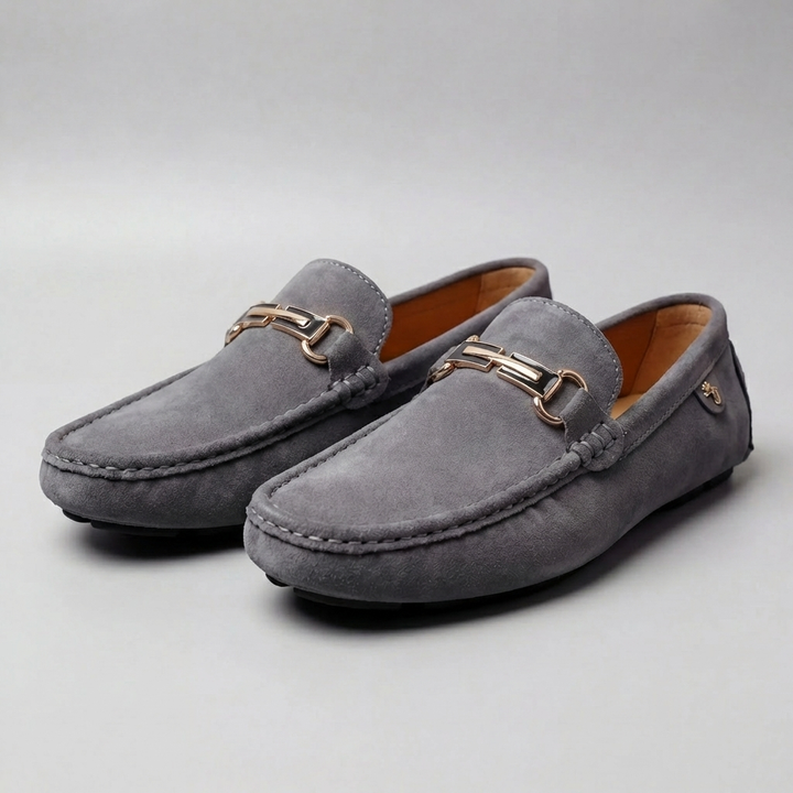 Moccasin med metalldetalj för män