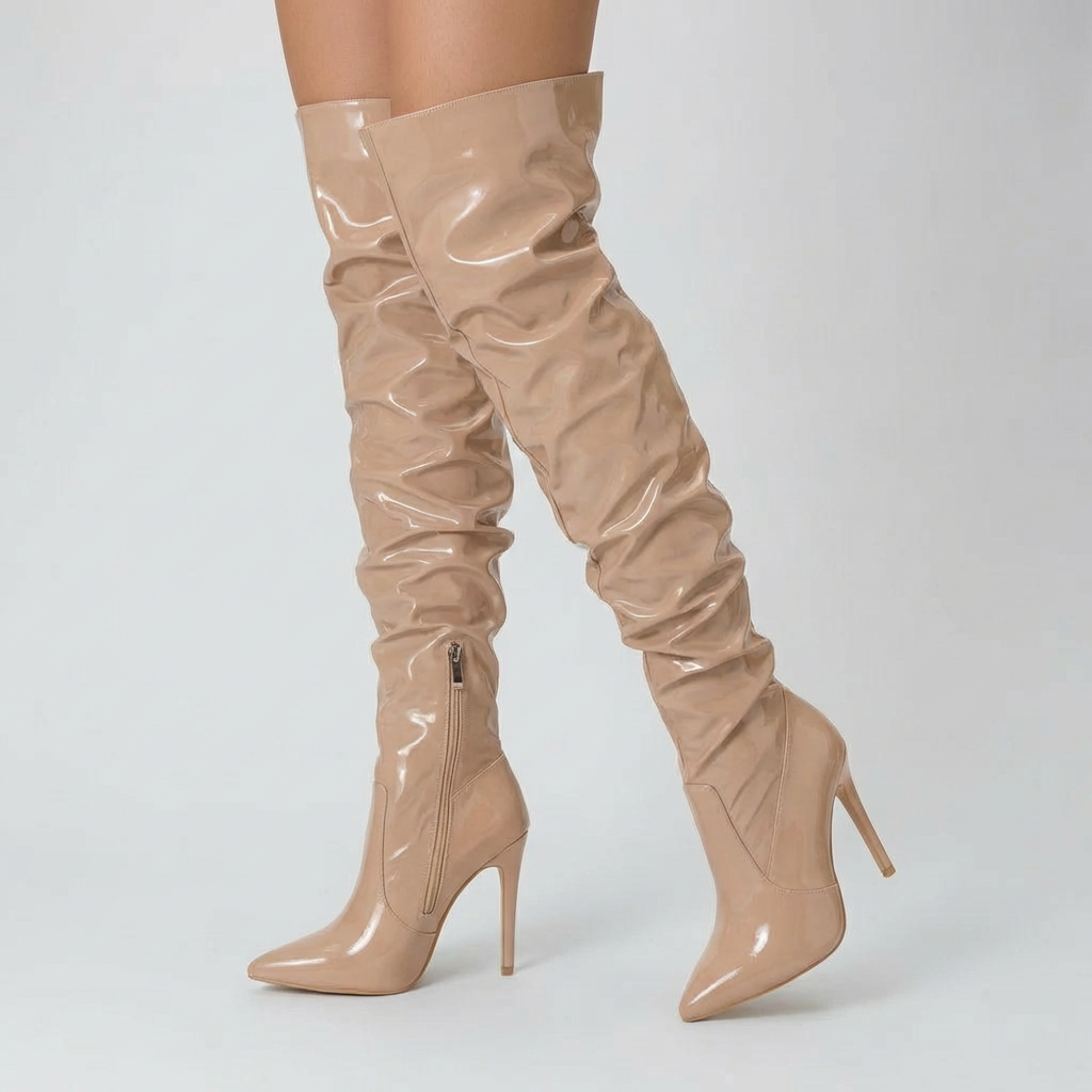 Over-The-Knee Stiletto Hæl Støvler för Kvinnor