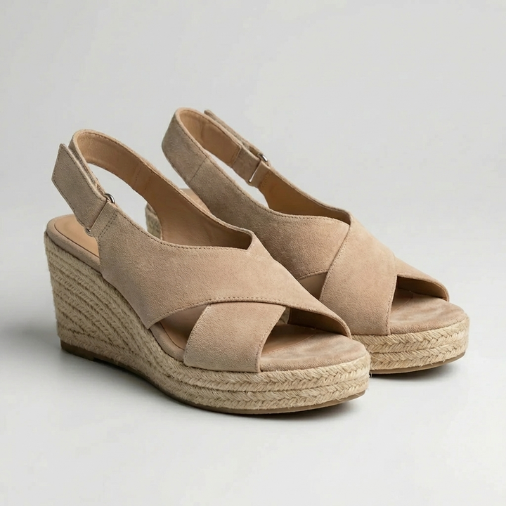 Kvinnor Öppen Tå Vinkelsandal Espadrille