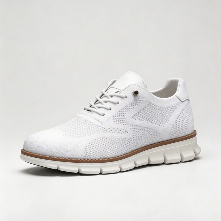 Andningsbar Vevad Mesh Snörning Sneaker för Kvinnor