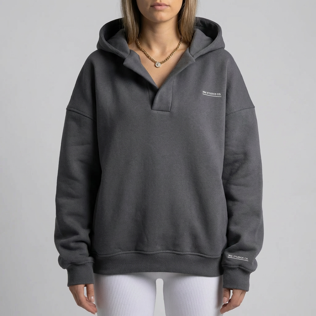 Oversized Huvtröja För Kvinnor