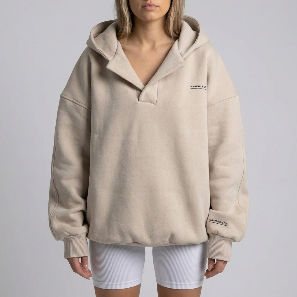 Oversized Huvtröja För Kvinnor