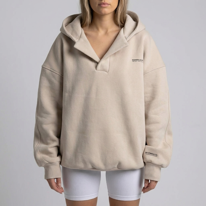 Oversized Huvtröja För Kvinnor