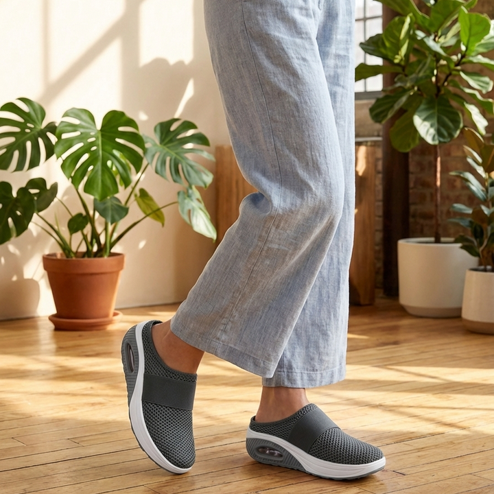 Luftkudde Slip-On Gångskor för Kvinnor